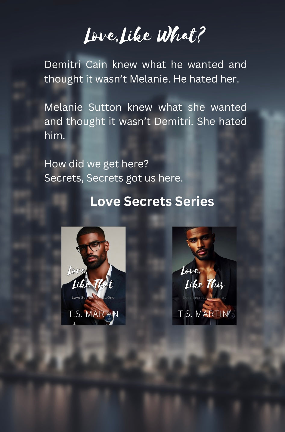 Love Secrets Series Complete set-Paperback (Original Cover)